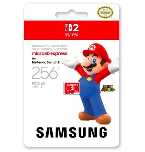 【新品】SAMSUNG サムスンマイクロSDエクスプレスカード 256GB Nintendo Switch2 スイッチ2