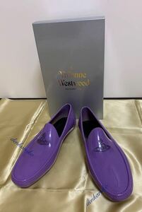  не использовался * с коробкой * Raver обувь *o-b* Vivienne Westwood MAN Италия производства размер 44* violet *orbo-vu