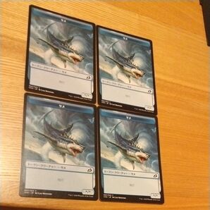 サメトークン MTG 4枚セット イコリア IKO