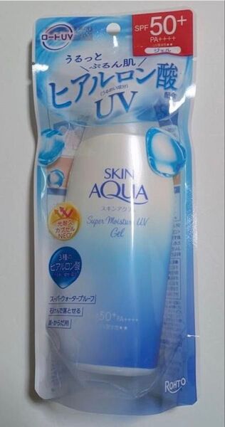 スキンアクア スーパーモイスチャーUVジェル SPF50+ PA++++ 110g スーパーウォータープルーフ 顔体