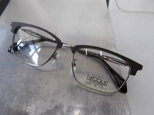  Nicole NICOLE super good-looking salmon tob low glasses frame NS-13264-1 stylish 
