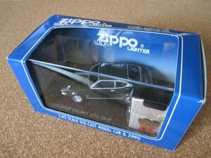 ZIPPO 『MITSUBISHI GALANT GTO GS-R 三菱 ギャラン 限定品』2003年3月製造 マッスルカー オイルライター ジッポ－ 廃版激レア 未使用品