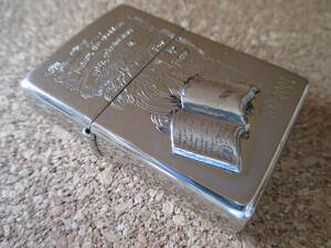 ZIPPO 『Future the goddess who administers it. For the Future AD2001 書籍 限定品』2000年3月製造 オイルライター ジッポ－ 廃版激レア