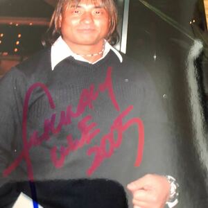 ショーフナキ　直筆サイン入り生写真wwe