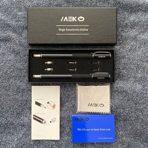 IAEKO 高感度スタイラスペン 2本セット ブラック 未使用