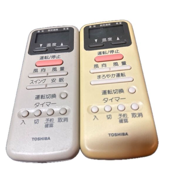 TOSHIBA エアコン リモコン 2個セット WH-D1G WH-D5N
