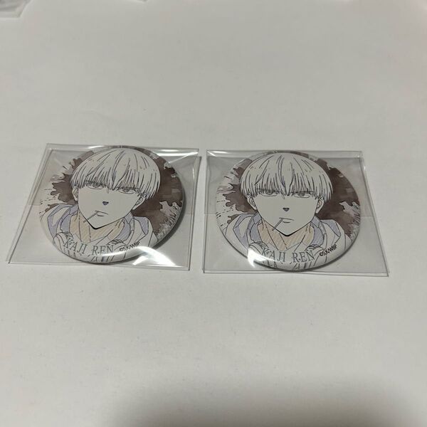 ウィンブレ TSUTAYA 缶バッジ wind breaker ウィンドブレイカー cloverworks 梶蓮
