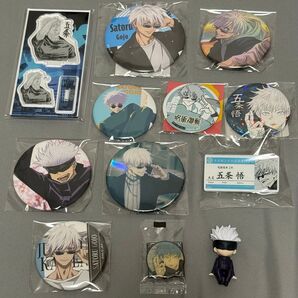 呪術廻戦 MAPPA オールスター じゅじゅフェス ドンキ 缶バッジ 名札アクリルバッジ アクリルスタンド ピンズ etc 五条