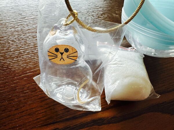 毛玉入れキーホルダー ねこガチャ シャム うちの子のけだまだま
