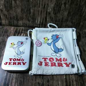● トム＆ジェリー「アルミ ランチボックス 1個 ミニショルダーバッグ 1個」弁当箱 トムとジェリー