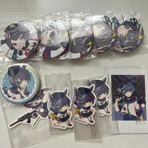 あで ade CRfes 缶バッジ ステッカー チェキCR CrazyRaccoon