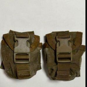 米軍放出品 実物 希少 ハンドグレネードポーチ ポーチ 2個