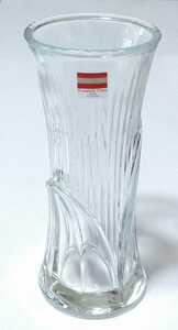 ☆オーストリア製ガラス工芸品☆　デザインガラス花瓶　～～Cosmetic Glass Made in Austria～～　ブランド品