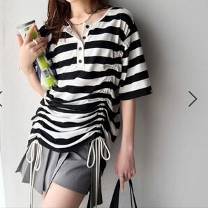 JaVa☆ワンピース☆カットソー☆ボーダー☆新品☆ディスコート☆ナイスクラップ☆ニコアンド☆オリーブデオリーブ☆コカ☆ユニクロ