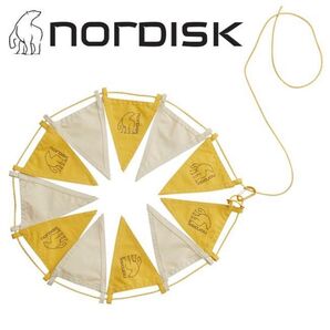 Nordisk ノルディスク Flag Lines 2P テントフラッグ 148092 マスタード 新品袋入り