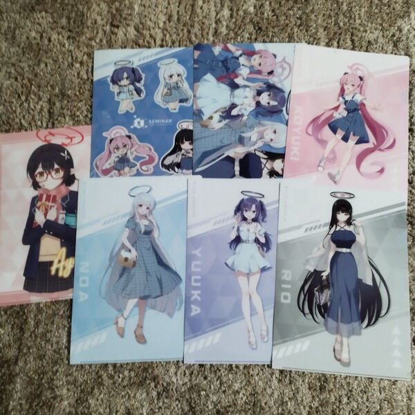 クリアファイル A4 ブルーアーカイブ bluearchive キャラクターグッズ