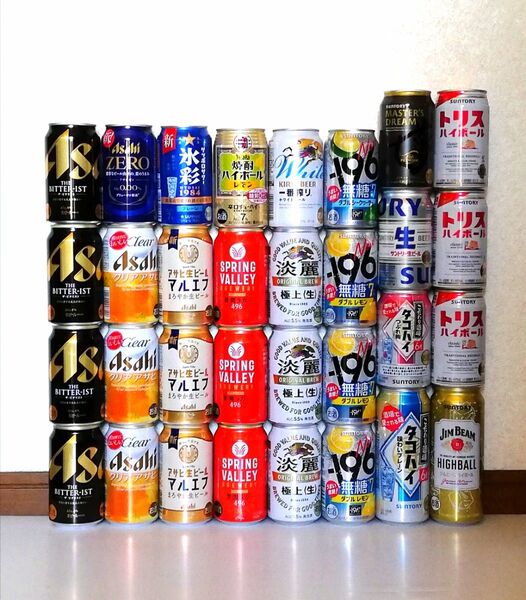 缶ビール・発泡酒・チューハイなど詰め合わせ 合計32本 賞味期限2025.8月~2026.6月 アサヒ キリン サントリー生ビール