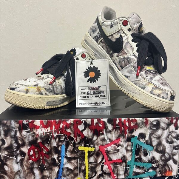 Nike Air Force 1 パラノイズ ホワイト/ブラック 27.5cm