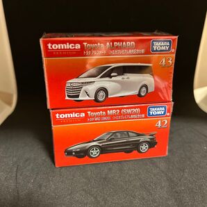 トミカプレミアム発売記念仕様 トヨタ アルファード MR2 未開封