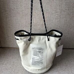 LEPSIM レプシィム キャンバス 巾着ショルダーバッグ アイボリー 未使用
