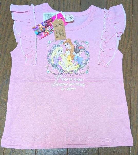 新品 キッズ リトシー ディズニープリンセス プリンセス Tシャツ フリル Tシャツ カットソー トップス 100