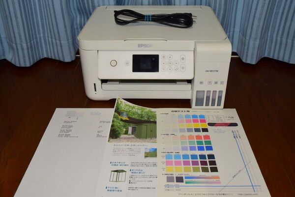印刷テスト済! EPSON EW-M571TW インクジェット複合機 エコタンク