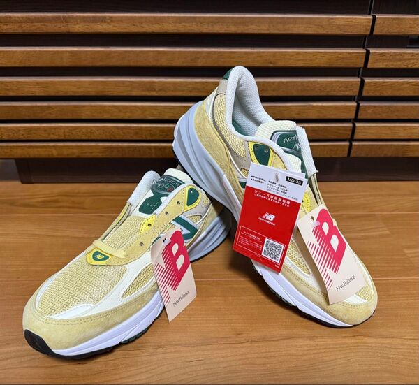 【新品】ニューバランス U990TE6 イエロー 27.0 new balance 990 v6 US9 グリーン 996 991