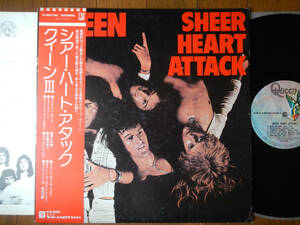 【帯LP】クイーン(P8516E1974年WB高音質8000番台初回シアーハートアタックQUEEN/SHEER HEART ATTACK/FIRST PRESS/OBI/AUDIOPHILE)