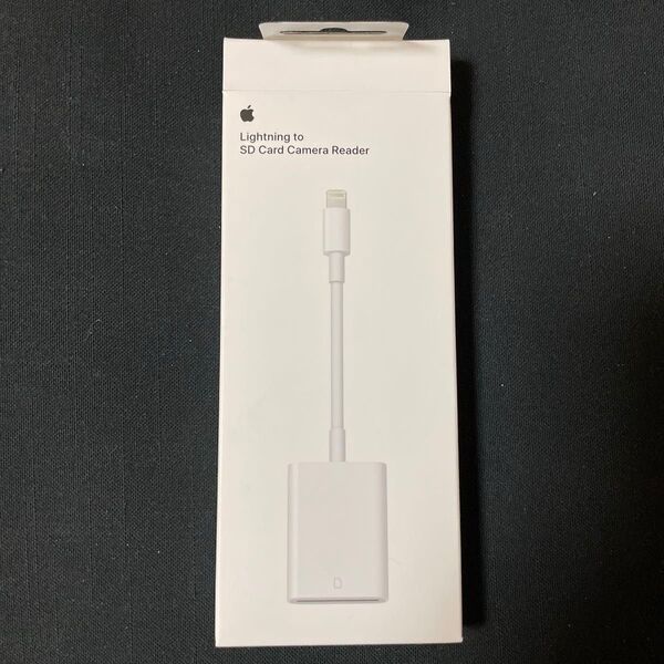 Apple純正 Lightning to SD Card Camera Reader MJYT2AM/A A1595