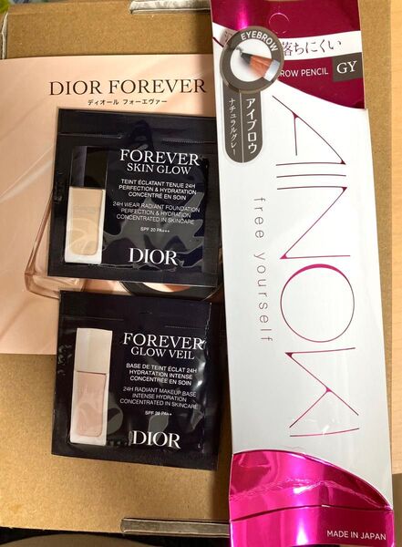 新品 dior リキッドファンデーション1N メイクアップベース アイノキアイブロウ ナチュラルグレー 3点 即購入可