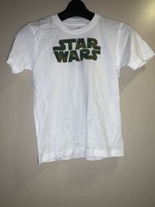 STAR WARS BODY WILD スターウォーズ　ボディワイルド　130cm ホワイト　半袖Tシャツ