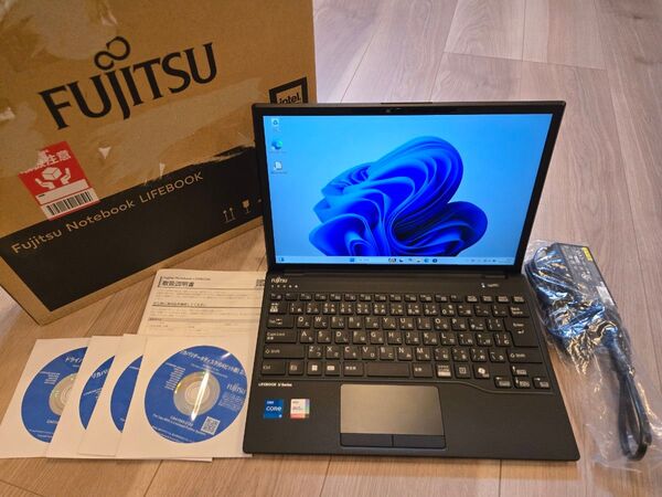 【ほぼ未使用】富士通 LIFEBOOK U9313/RX 第13世代i5/16GB/512GB リカバリディスク付属 最上位モデル
