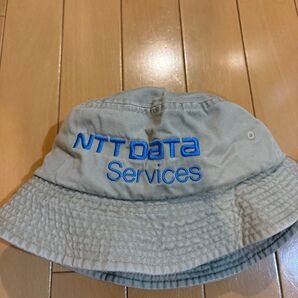 NTT DATA SERVICES 企業ロゴ バケットハット