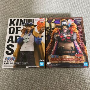 ワンピース フィギュア 2点セットKING OF ARTIST SABO サボ DXF 黒ひげ
