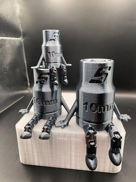 3Dプリントされたインテリア装飾用の10mm SNAP - ONスタイルソケット..
