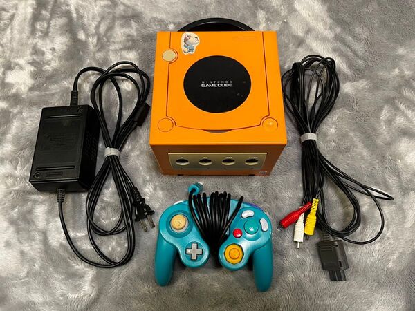 ニンテンドーゲームキューブ 本体 コントローラー セット オレンジ