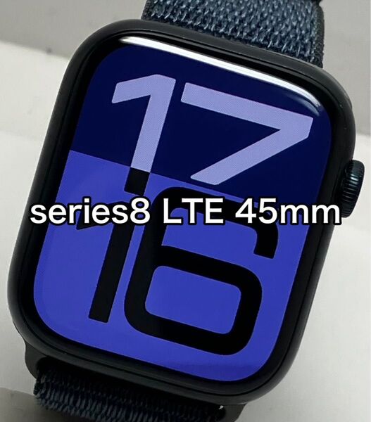 Apple Watch series 8 LTE(GPS+cellular) 45mm ミッドナイト 海外モデル