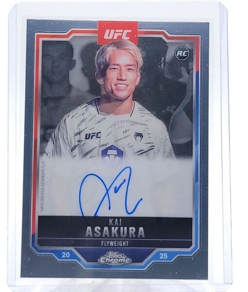 UFC Topps Chrome 直筆サインカード 朝倉海