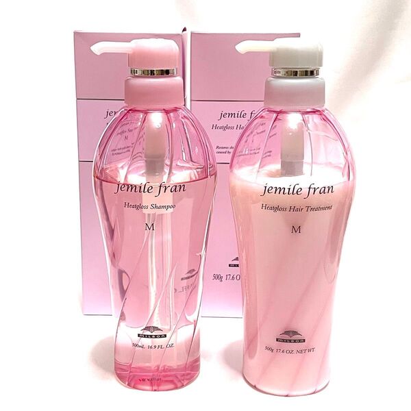 ミルボン ジェミールフラン ヒートグロス M シャンプー500ml トリートメント500g jemile fran
