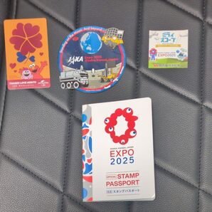 大阪関西万博 公式スタンプパスポート 100以上押印済 限定切手、おまけ付