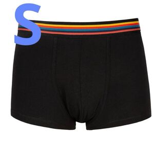 Paul Smith アーティストストライプライン ボクサーパンツ 黒 S 1枚