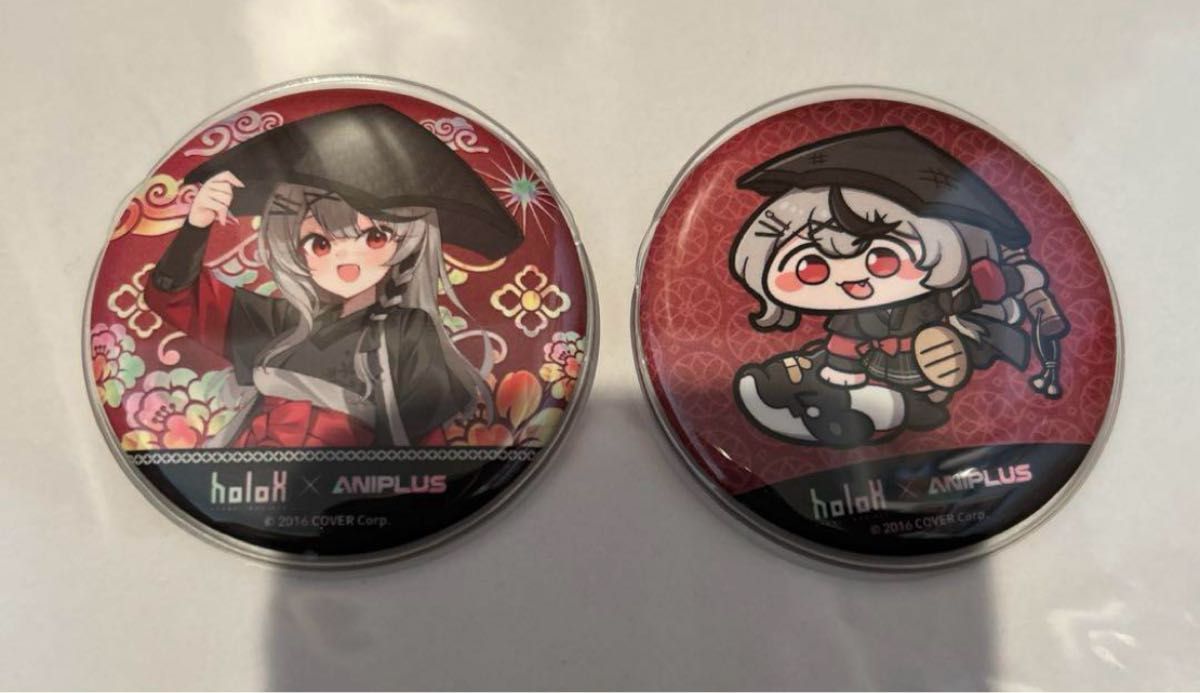 ホロライブ 台湾 コラボ オラオラ 缶バッジ FANFANS粉粉 沙花叉クロヱ ホロライブ 台湾 コラボ オラオラ 缶バッジ FANFANS粉粉 沙花叉
