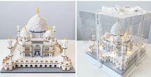 世界の著名な建築 3D立体パズル タージマハル プラスチック 建物模型 ミニビルディングブロックモデル 子供 DIY 男の子 女の子 大人 贈り物_画像3