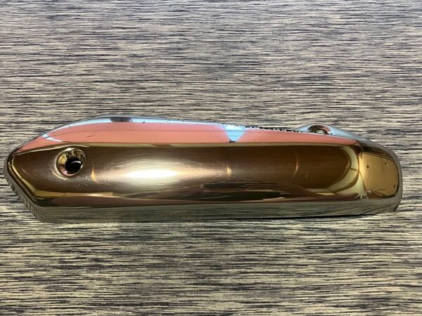 廃盤品 希少 デイトナ製 アドレスV125G メッキ マフラーガード ヒートカバー ADDRESS CF46A CF4EA