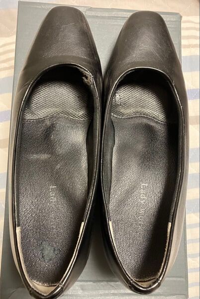 アシックス asics レディワーカー 23cm 黒 パンプス 就活 立ち仕事 リクルートパンプス