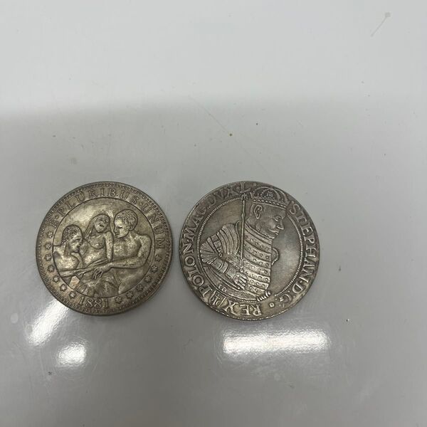 古銭 外貨 まとめ / 総重量 約47.5g 海外 コレクション 貨幣 古銭 銀貨