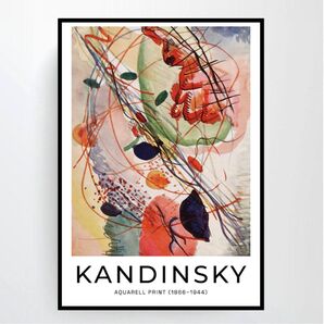 01.カンディンスキー 抽象画 モダン インテリア アートポスター