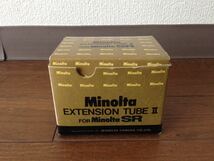 ミノルタ　エクステンションチューブ2 for SR Minolta EXTENSION TUBE Ⅱ FOR Minolta SR カメラ　箱あり_画像9