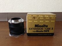 ミノルタ　エクステンションチューブ2 for SR Minolta EXTENSION TUBE Ⅱ FOR Minolta SR カメラ　箱あり_画像8