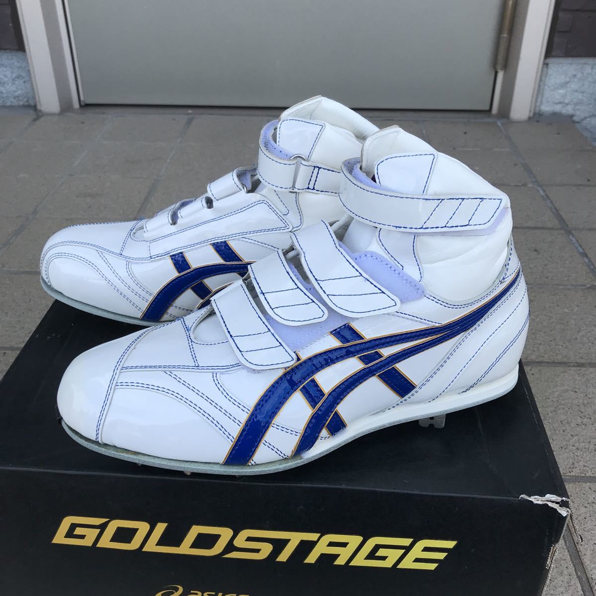 驚きの値段】 新品 アシックス ゴールドステージ 野球用 オーダー ミニの通販 【美品】アシックスゴールドステージ オーダースパイク シューズ